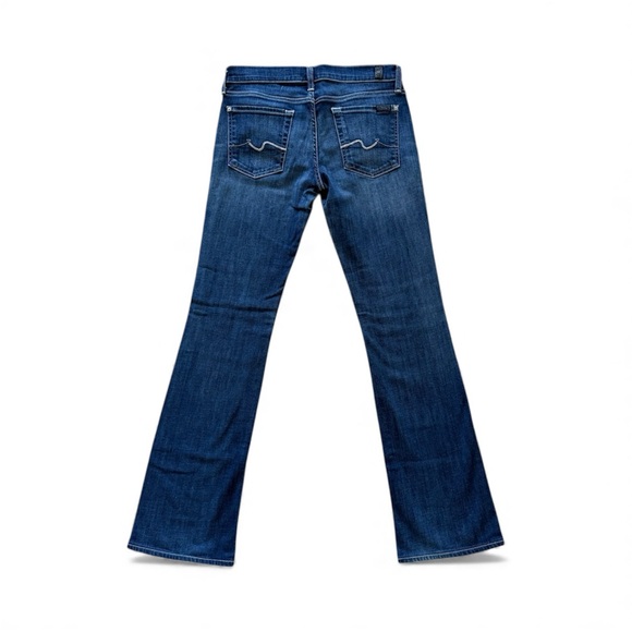 7 For All Mankind Women’s Bootcut Dark Blue Jeans (size 27) - Picture 3 of 7